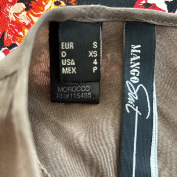 Mango midi dress khaki size 4 - Picture 9 of 9